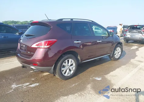 2014 Nissan Murano Sl z USA, uszkodzony, nr VIN JN8AZ1MW7EW534104